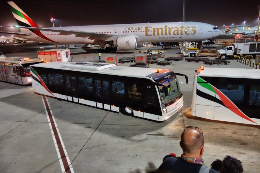 A 777 at rest in DXB