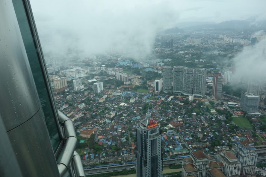 Looking over Kuala Lumpur