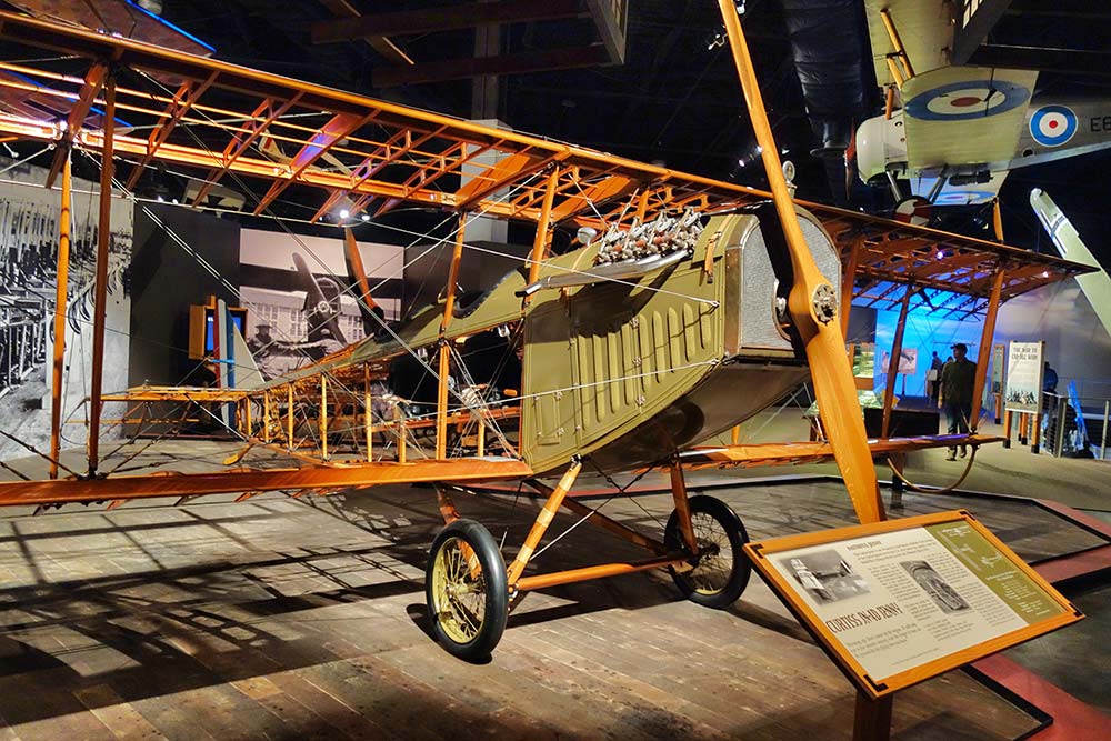 The Curtiss Jenny…one of the first warbirds in WW1 .