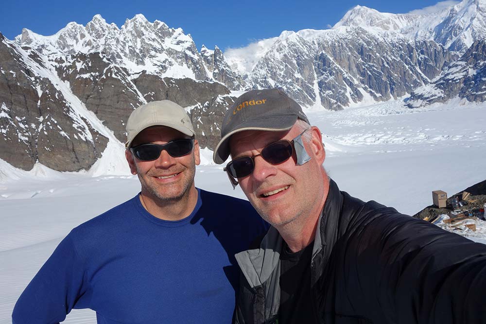 Hanging out with Robert Sheldon…his dad, Don Sheldon, was a famous Alaska bush pilot.