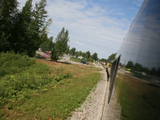 Ridin&rsquo; the rails.