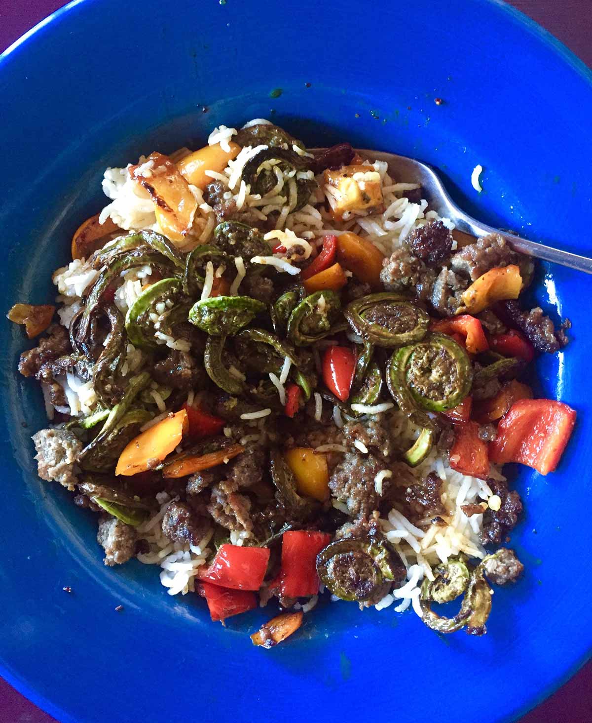 Food from Heaven - "Fiddleheads for dinner” by Lisa Grandchamps