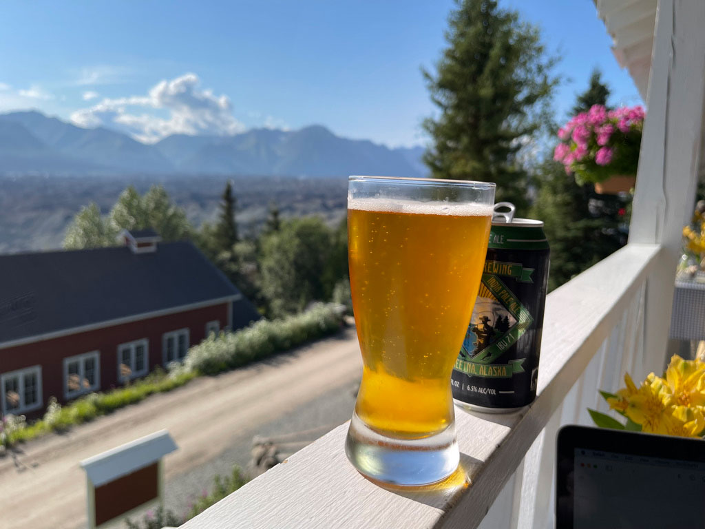 drinking-a-cold-beer-at-kennicott-glacier-lodge